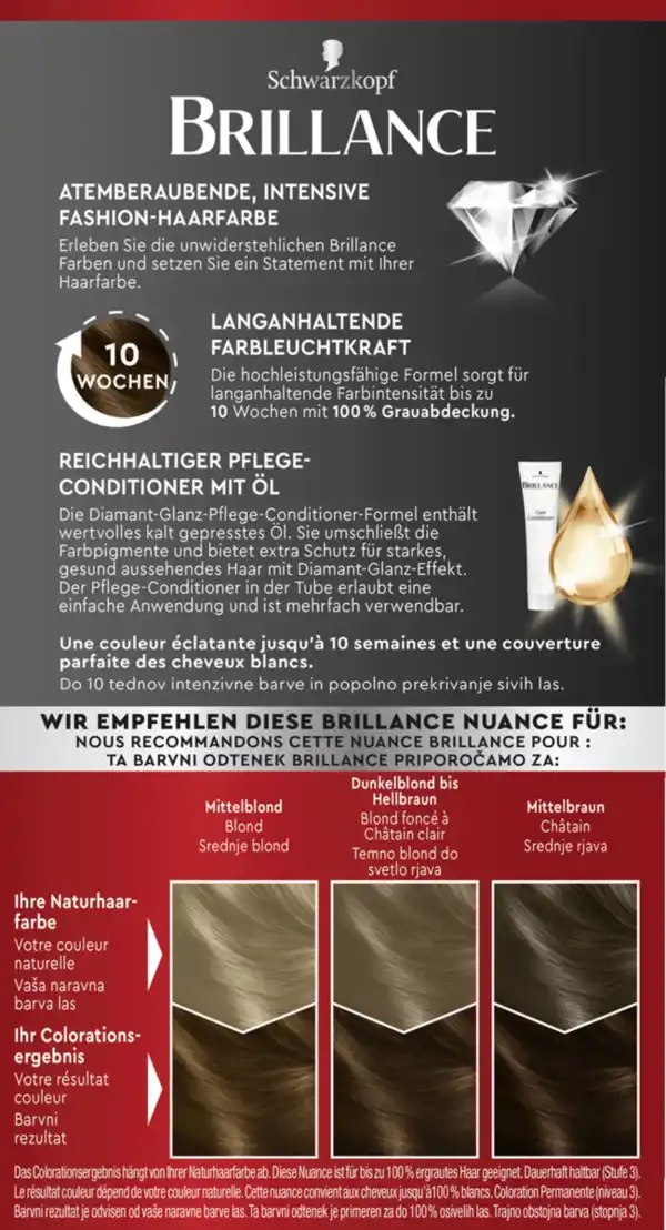 Bild 2 von Brillance Intensiv-Color-Creme 862 Naturbraun