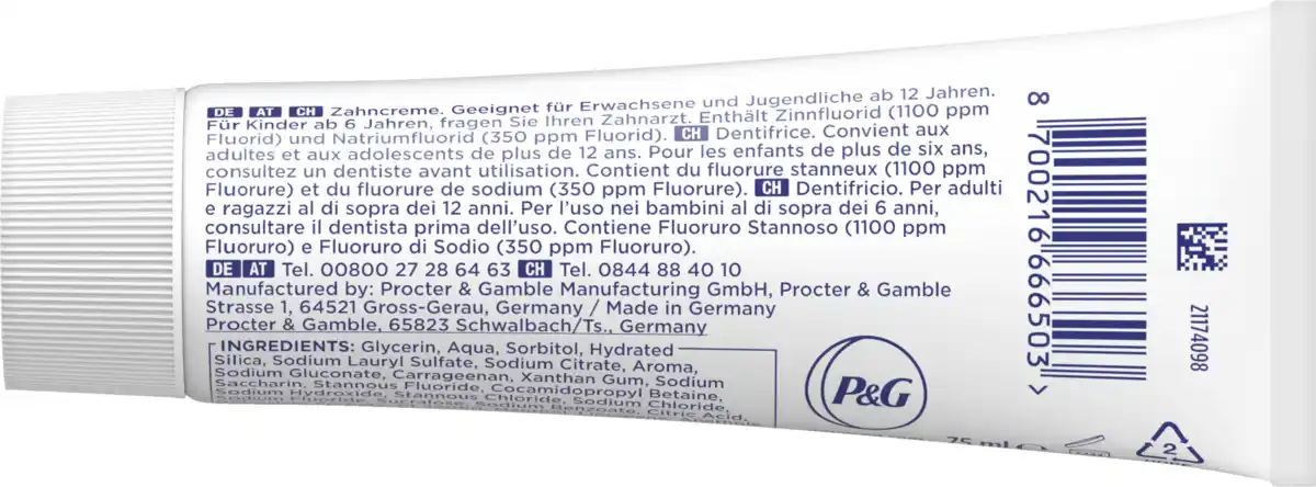 Bild 2 von Oral-B PROFESSIONAL Zahnpasta Zahnschmelzstärkung, 75 ml