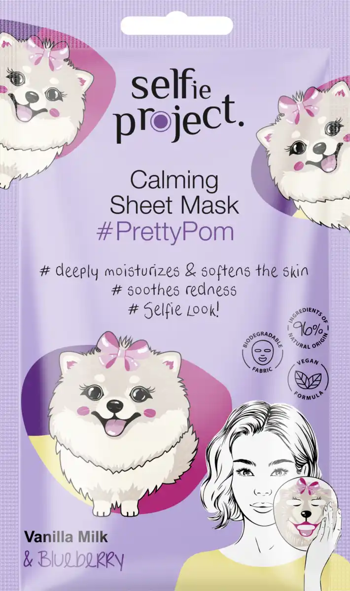 Bild 1 von Selfie Project Beruhigende Tuchmaske #PrettyPom