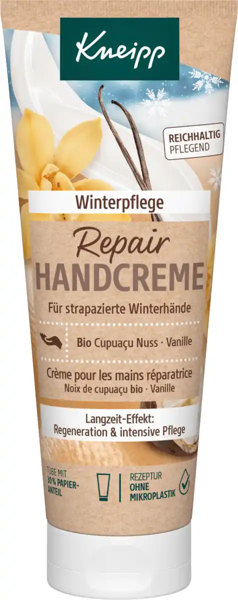 Bild 1 von Kneipp Handcreme repair Winterpflege, Cupuaco Nuss & Vanille
