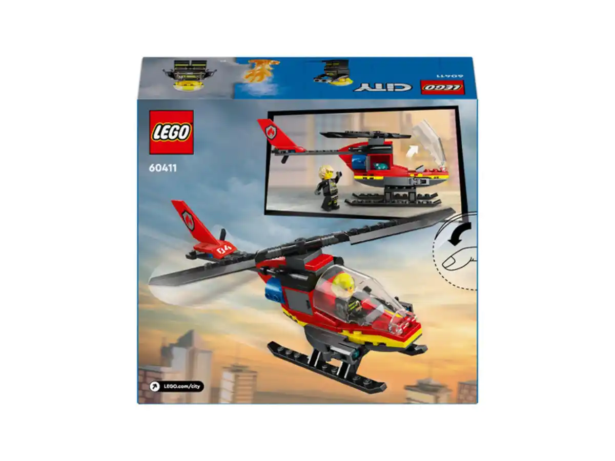 Bild 2 von LEGO® City 60411 »Feuerwehrhubschrauber«