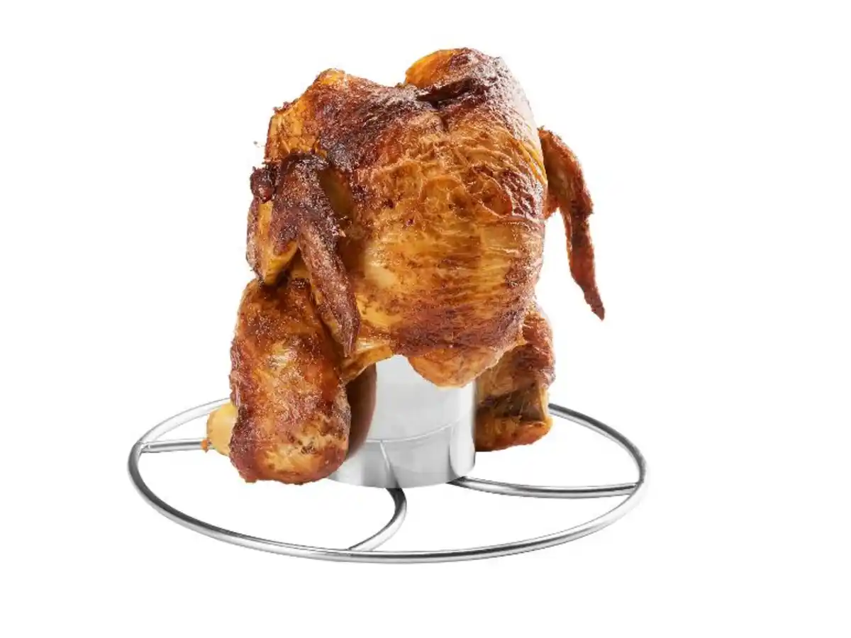 Bild 3 von GRILLMEISTER Hähnchengriller / Spareribs- und Bratenhalter / Burger-Former / Marinaden-Set / Burger-Glocke