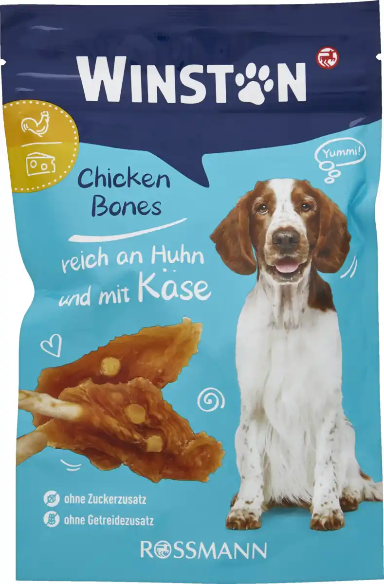 Bild 1 von Winston Chicken Bones reich an Huhn und mit Käse, 80 g