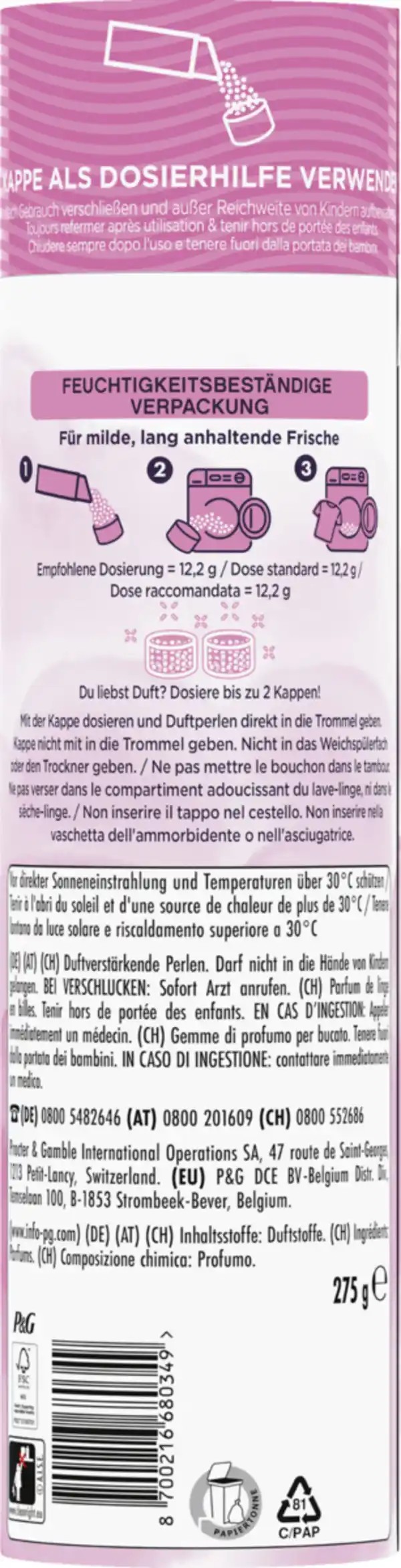 Bild 2 von Lenor Wäscheparfüm Light Jasminblüte, 275 g