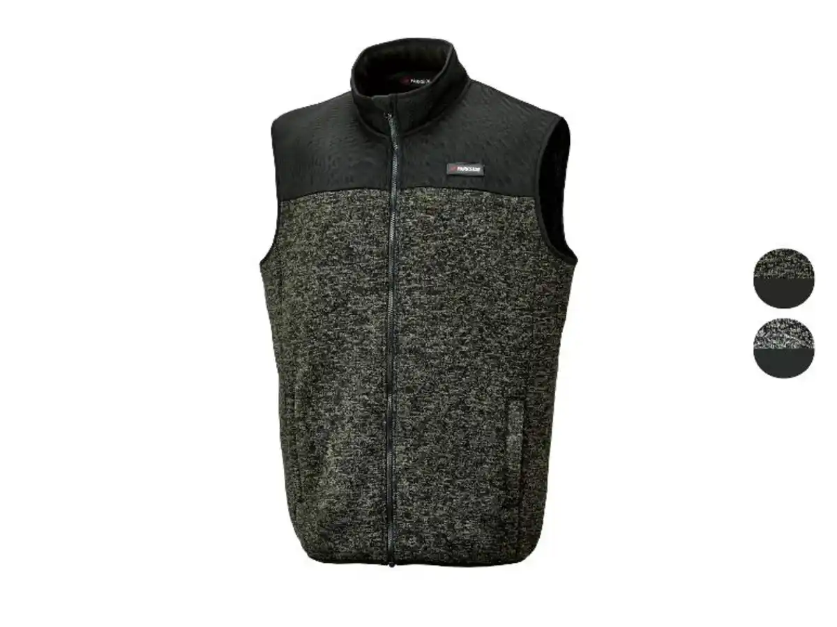 Bild 1 von PARKSIDE® Herren Strickfleece-Weste, mit Teddyfutter