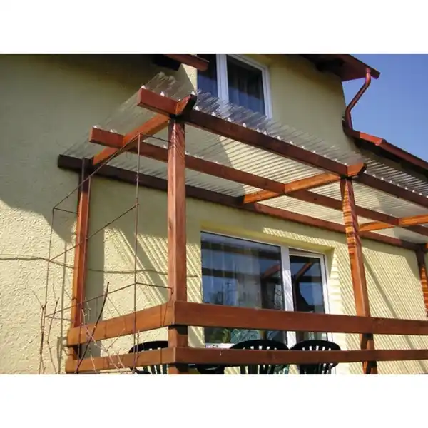 Bild 2 von GUTTA Dachplatte »Sinus 76/18«, LxBxS: 2000 x 900 x 0,8 mm, PET, klar