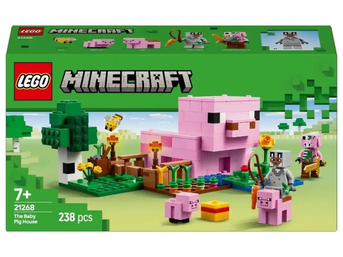 Bild 1 von Lego Minecraft 21268 »Das Babyschwein-Haus«