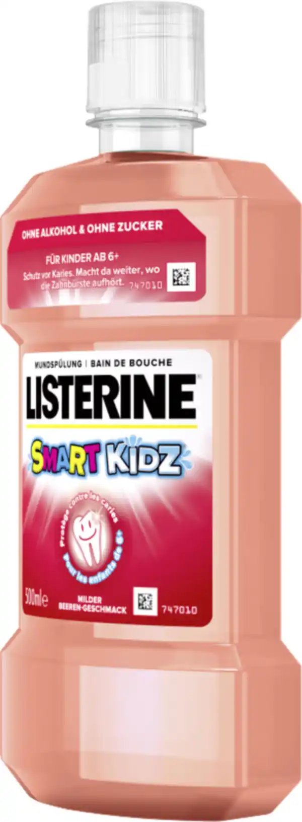 Bild 3 von Listerine Mundspülung Smart Kidz Mild Berry, 500 ml