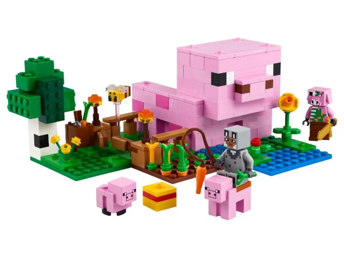 Bild 4 von Lego Minecraft 21268 »Das Babyschwein-Haus«