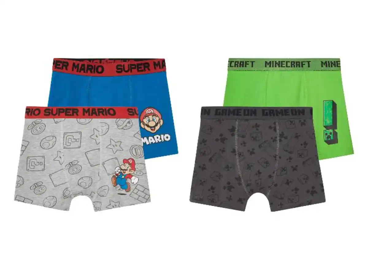 Bild 1 von Kinder Boxershorts, 2 Stück, mit Print