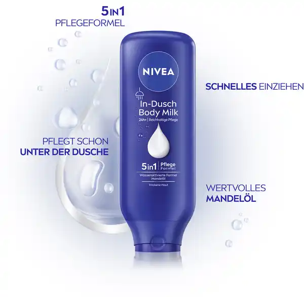 Bild 4 von NIVEA In-Dusch Body Milk, 400 ml