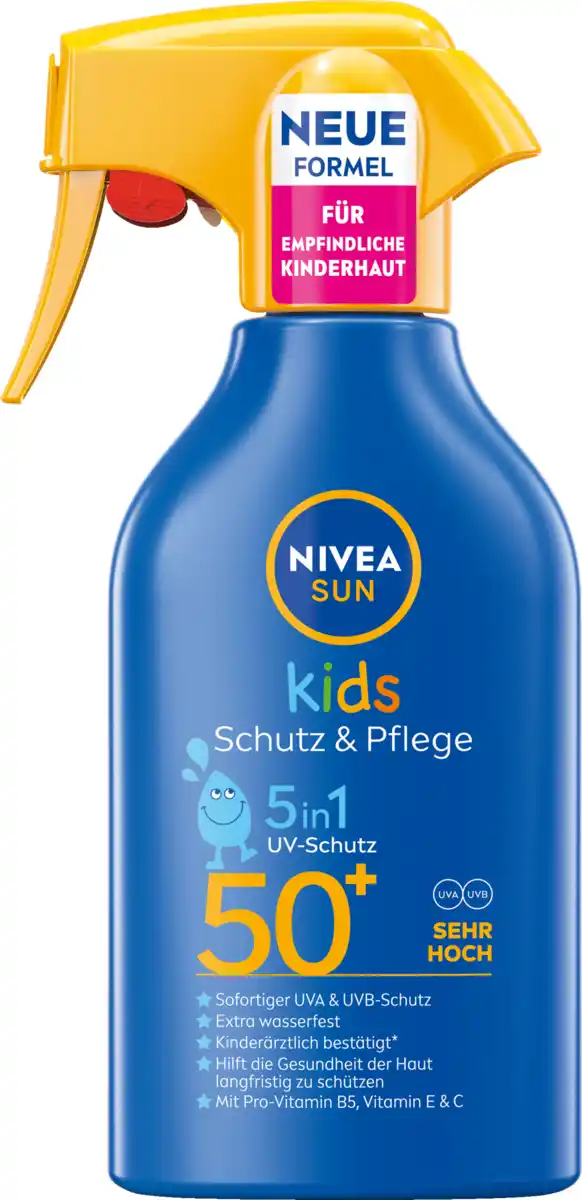 Bild 1 von NIVEA SUN Kids Schutz & Pflege 5in1 Hautschutz LSF 50+, 250 ml