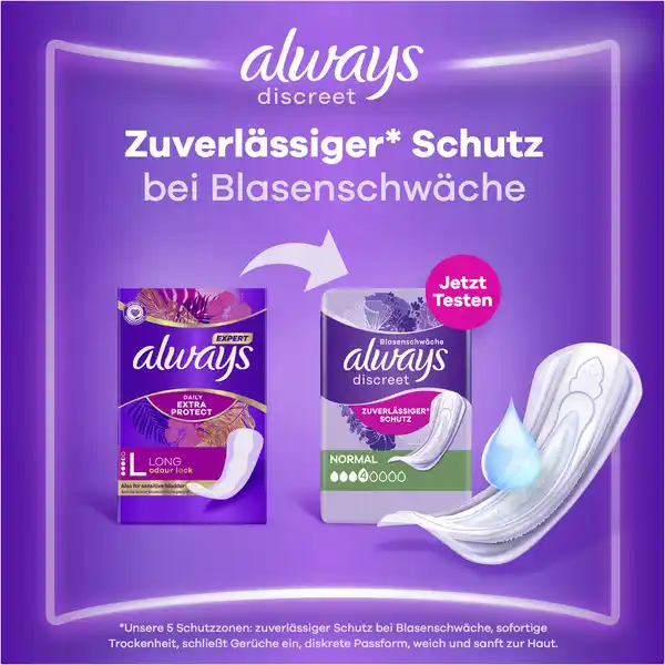 Bild 4 von Always Daily Expert Protect Slipeinlagen Normal mit Duft Big Pack