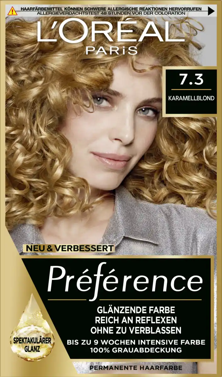 Bild 1 von L’Oréal Paris Préférence 7.3 Karamellblond