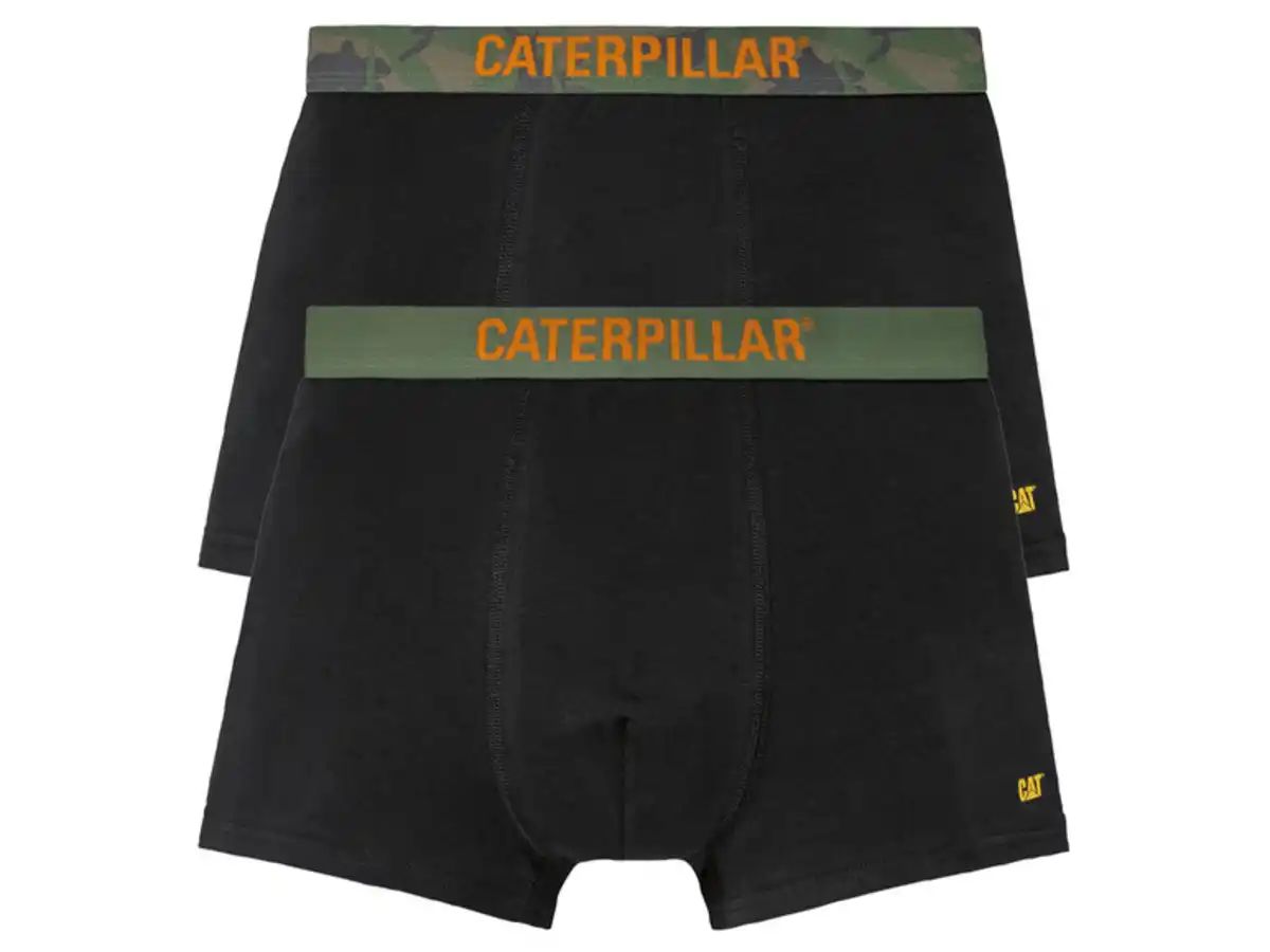 Bild 2 von Caterpillar Herren Boxershorts, 2 Stück, mit Baumwolle