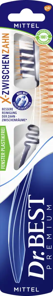 Bild 1 von Dr.BEST X-Zwischenzahn Zahnbürste mittel