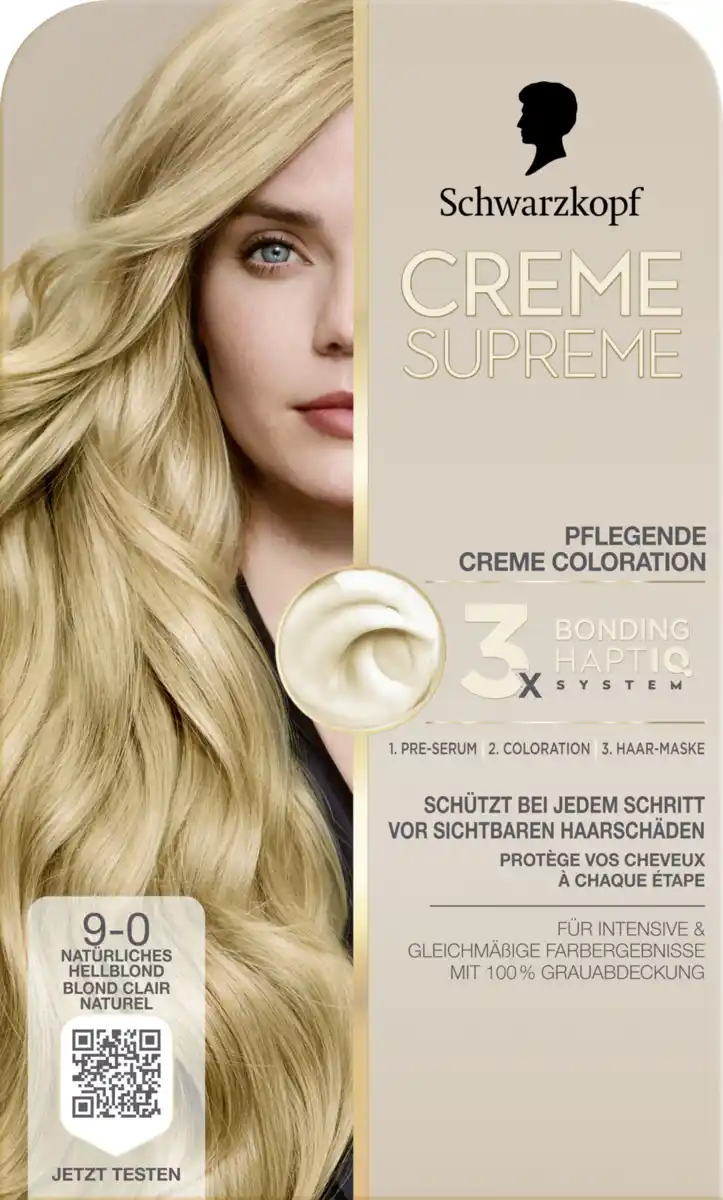 Bild 1 von CREME SUPREME Pflegende Coloration 9-0 Natürliches Hellblond