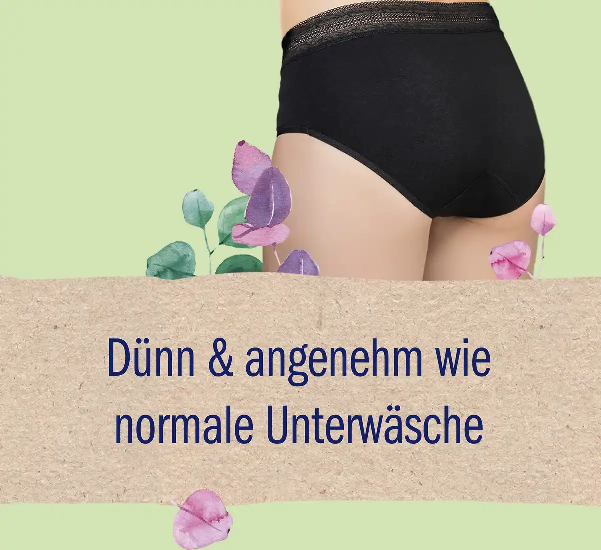 Bild 4 von facelle natural Menstruations Hipster Gr. L schwarz