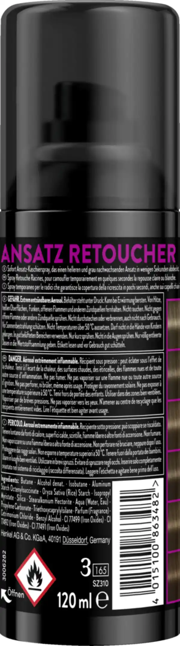 Bild 2 von Syoss Ansatz Retoucher Haarfarbe Braun, 120 ml