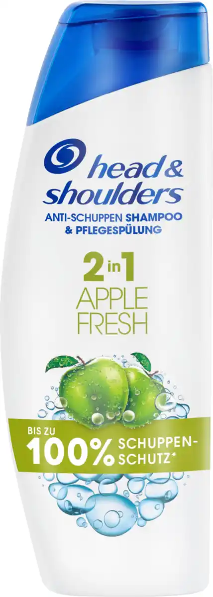 Bild 1 von head & shoulders Anti-Schuppen Shampoo & Pflegespülung 2in1 Apple Fresh, 250 ml