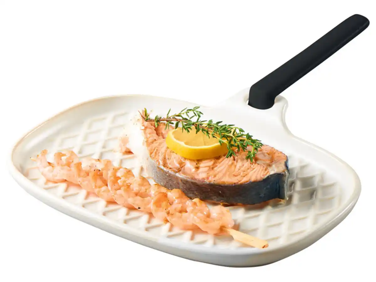 Bild 4 von GRILLMEISTER Grillschalen-Set / Grillplatte, mit abnehmbarem Griff