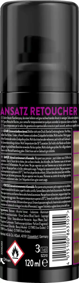 Bild 2 von Syoss Ansatz Retoucher Haarfarbe Dunkelblond, 120 ml