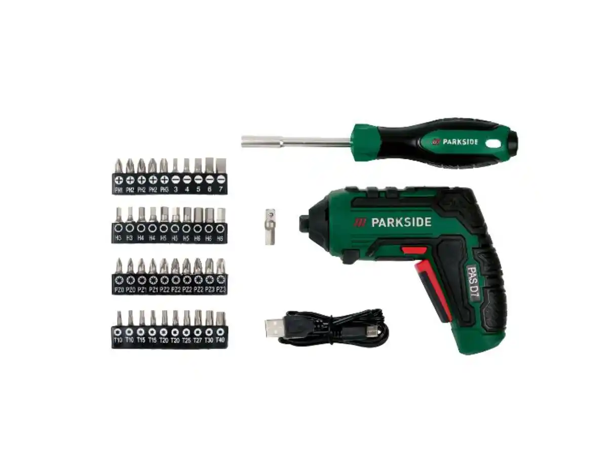 Bild 3 von PARKSIDE® Werkzeugkoffer mit Akkuschrauber »PWBM A1«, 92-teilig