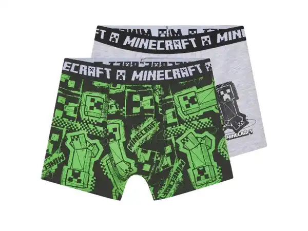 Bild 2 von Jungen Boxershorts »Minecraft«, 2 Stück, mit hohem Baumwollanteil