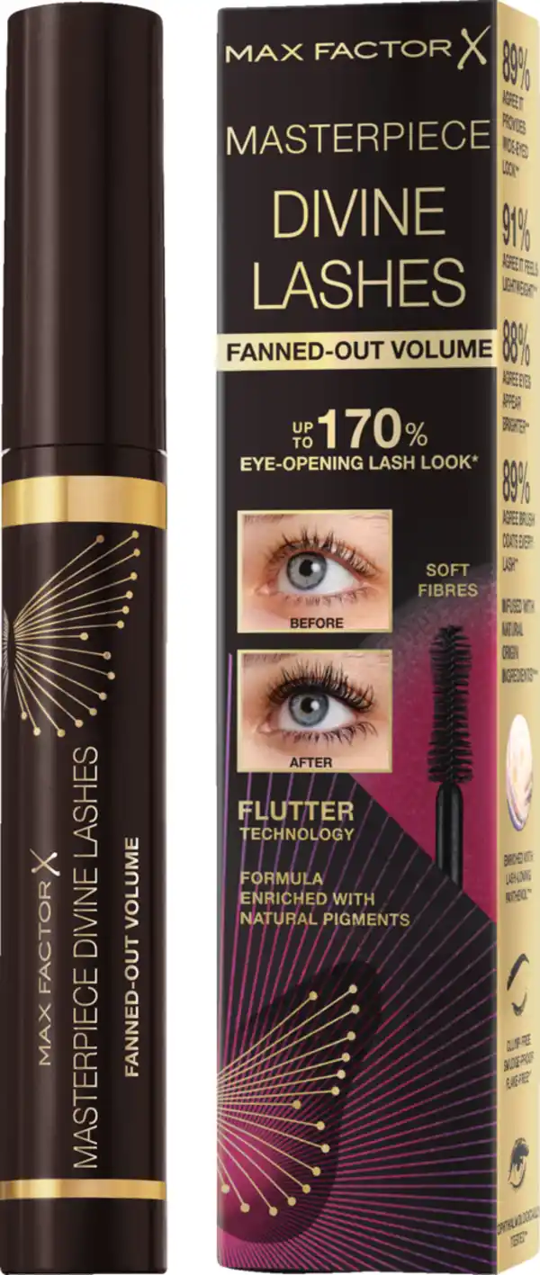 Bild 3 von Max Factor Masterpiece Divine Lashes Mascara Black Brown, 8 ml