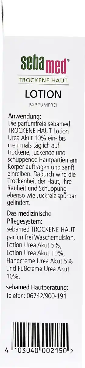 Bild 2 von sebamed Lotion Trockene Haut Urea Akut 10%, 200 ml