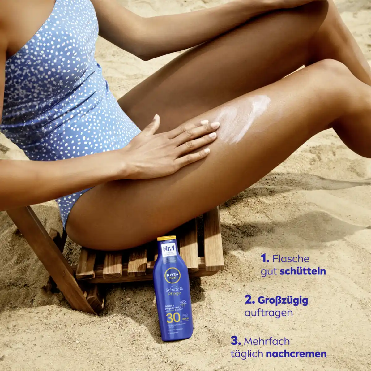 Bild 4 von NIVEA SUN Schutz & Pflege Sonnenmilch LSF 30, 250 ml