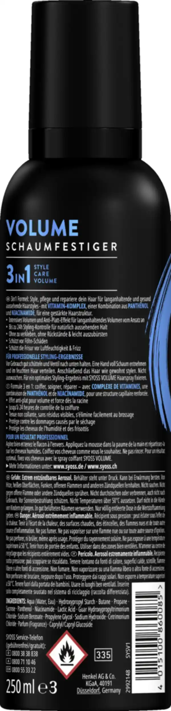 Bild 2 von Syoss Schaumfestiger Volume, 250 ml