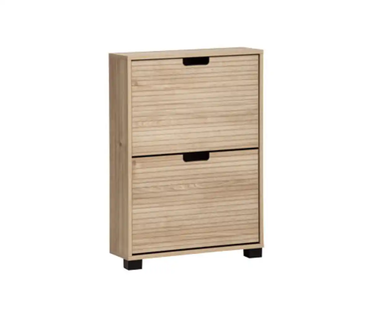 Bild 1 von Schuhschrank »Emmik«, weißeiche gestreift, klein