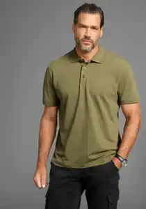 Man's World Poloshirt Kurzarm, lockere Passform, unifarben