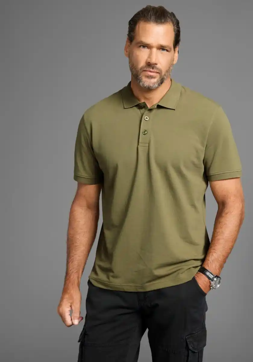 Bild 1 von Man's World Poloshirt Kurzarm, lockere Passform, unifarben