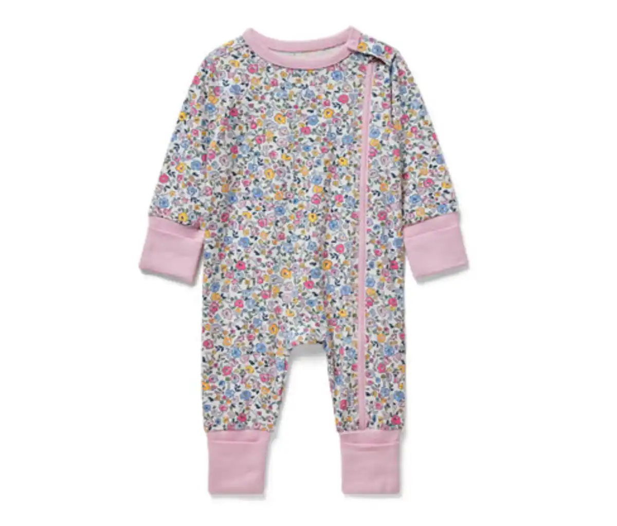 Bild 1 von Baby-Pyjama, geblümt