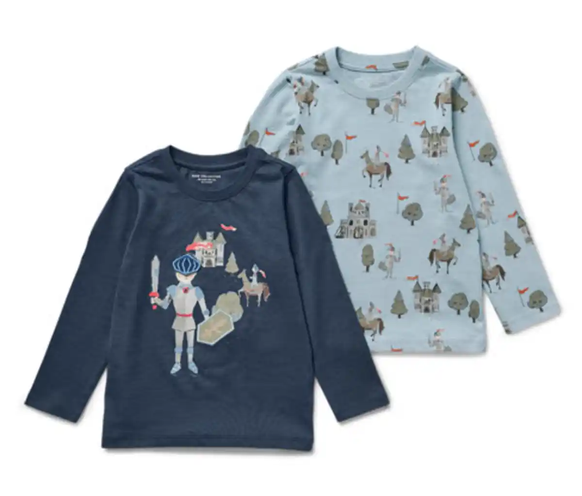 Bild 1 von 2 Kinder-Langarmshirts, Ritter