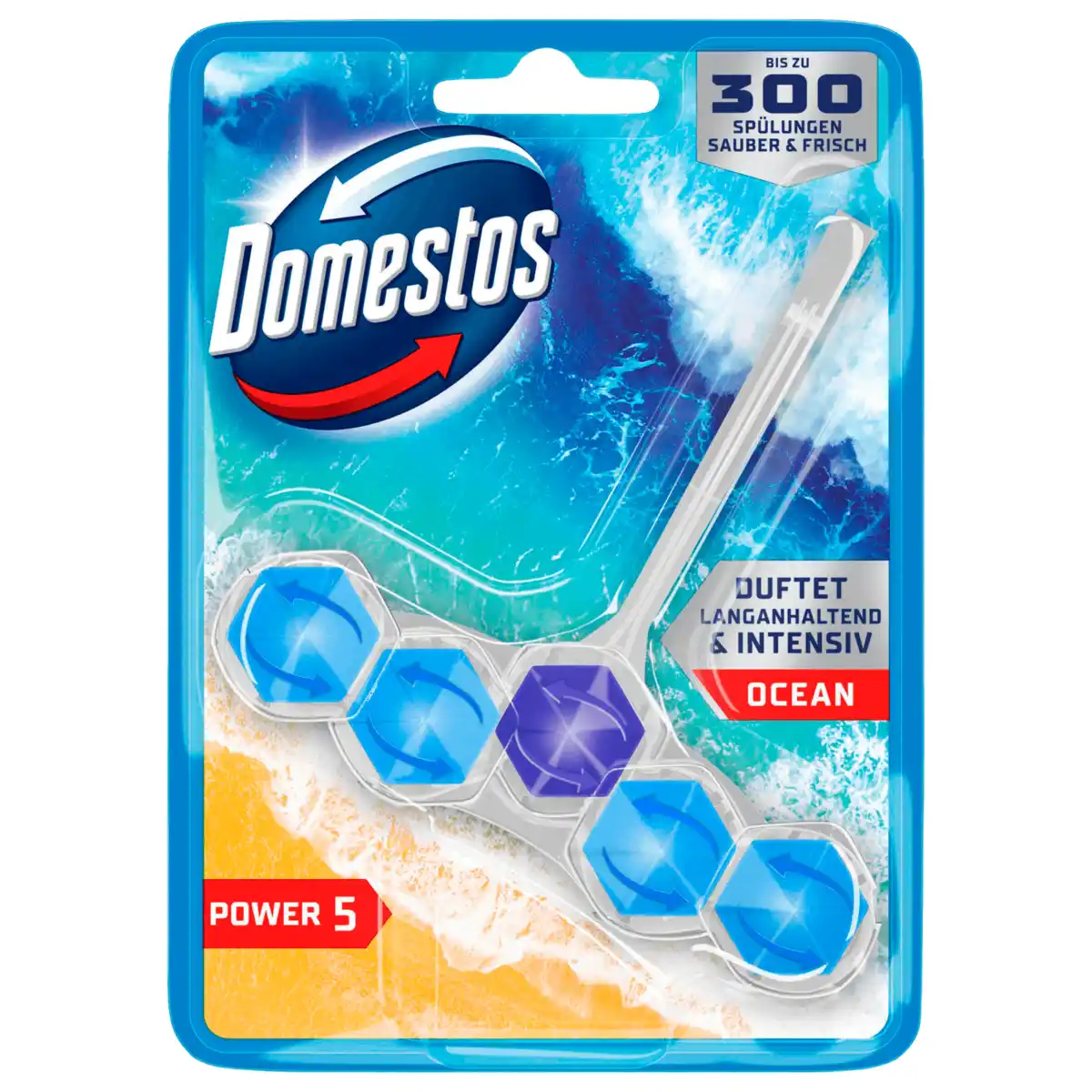 Bild 1 von Domestos WC-Stein Power 5 Ocean 50g