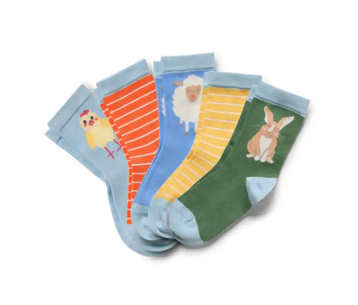 Bild 1 von 5 Paar Kinder-Socken, bunt