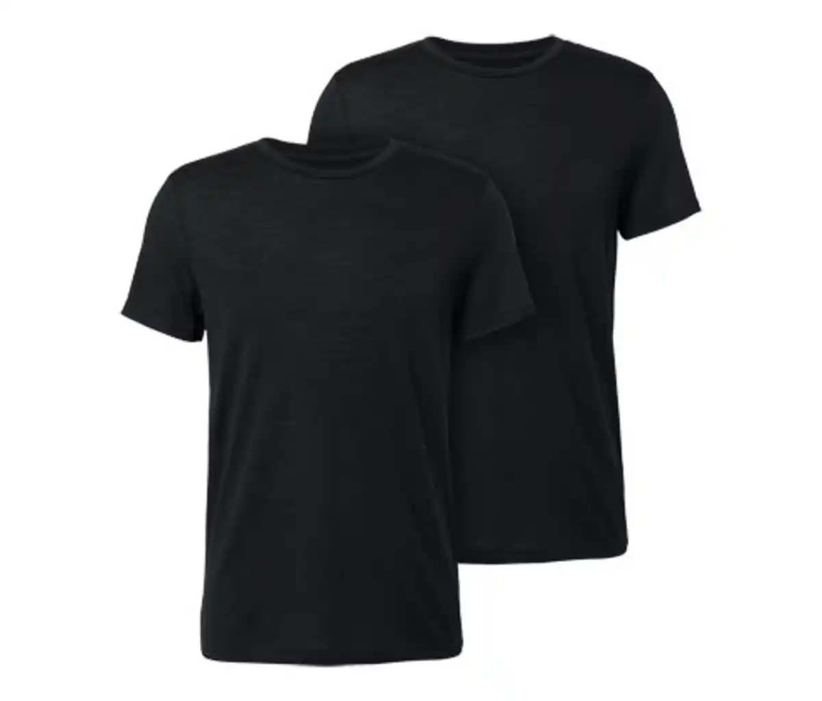 Bild 1 von 2 T-Shirts mit Merinowolle, schwarz