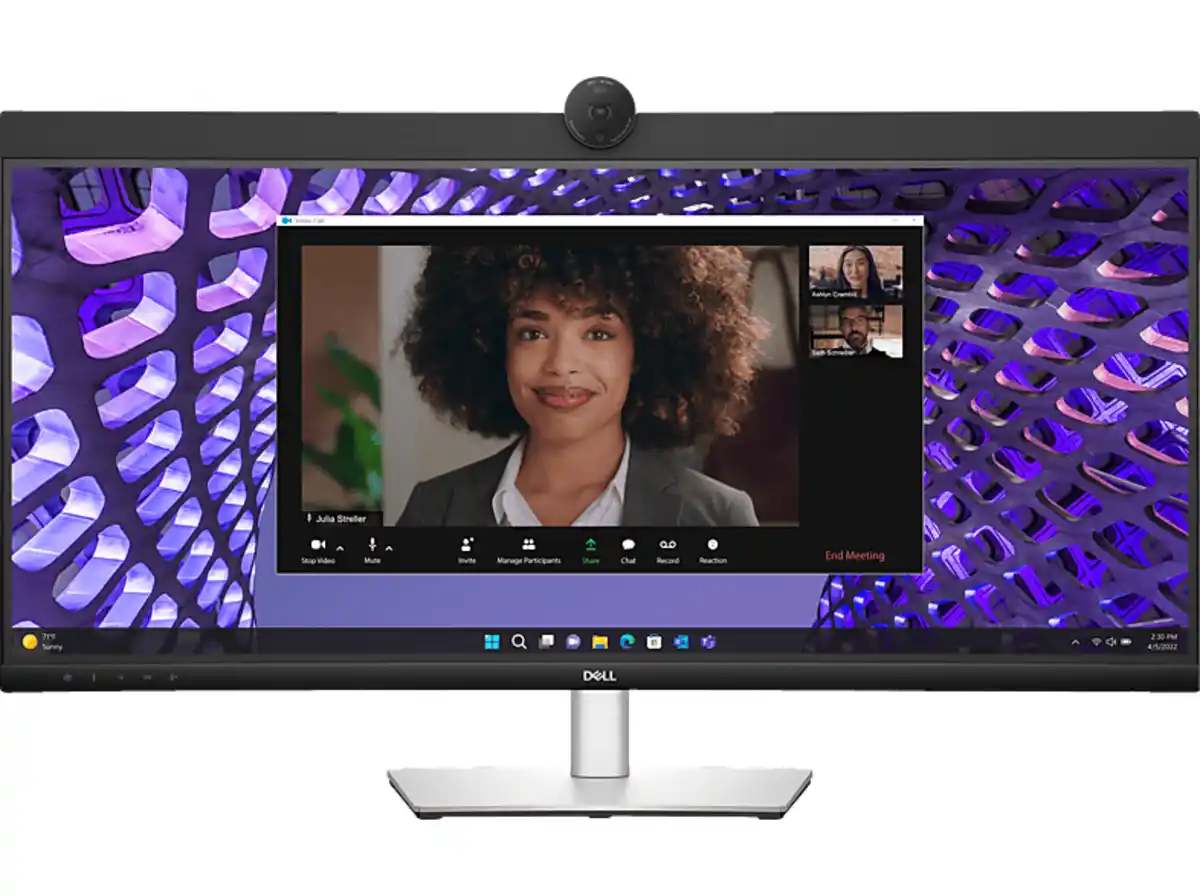 Bild 1 von DELL - B2B P Series P3424WEB 34,14 Zoll UHD 4K Business Monitor (8 ms Reaktionszeit, 60 Hz), Schwarz