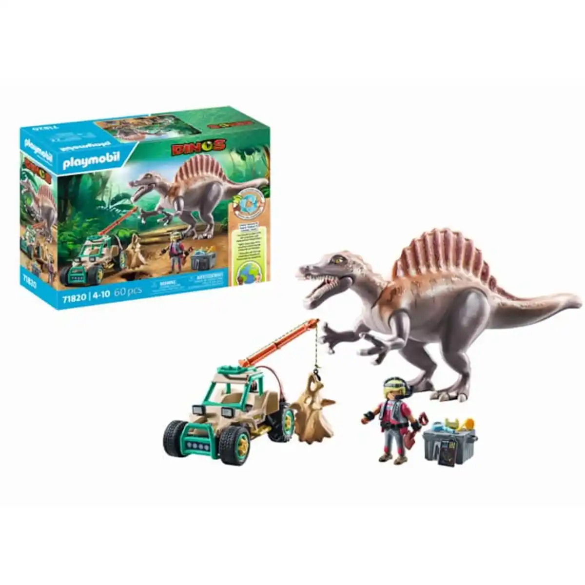 Bild 1 von Playmobil® 71820 - Spinosaurus Angriff auf Dino - Ausgrabung - Playmobil® Dino