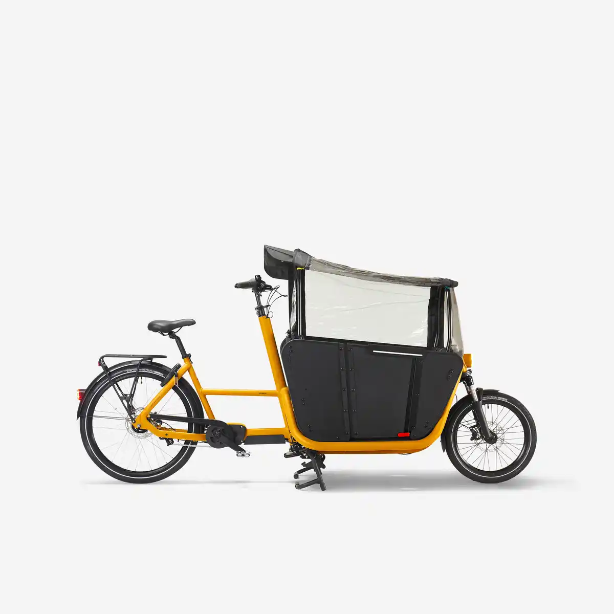 Bild 1 von BTWIN E-Lastenfahrrad Cargobike Long John F900E Family gelb