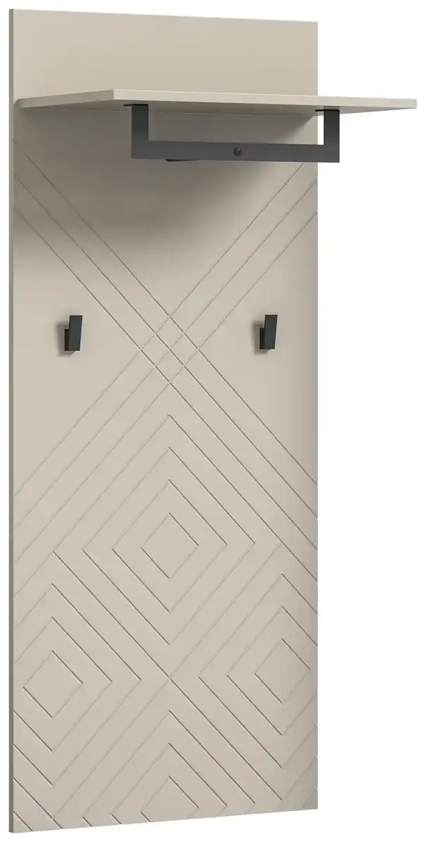 Bild 1 von Garderobenpaneel Notes ca. 60x140 cm Sandbeige