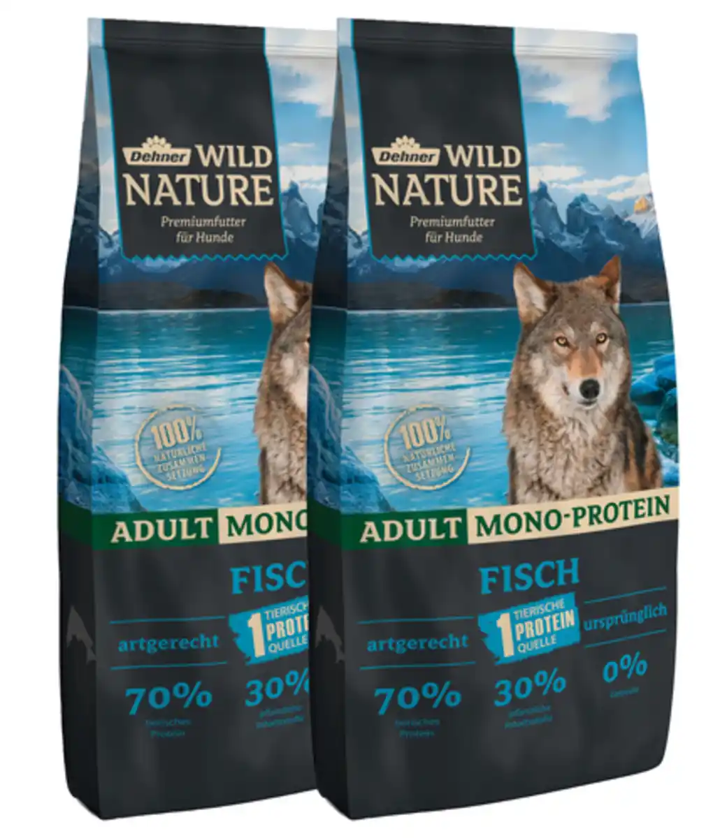 Bild 1 von Dehner Wild Nature Trockenfutter für Hunde Mono-Protein, Adult