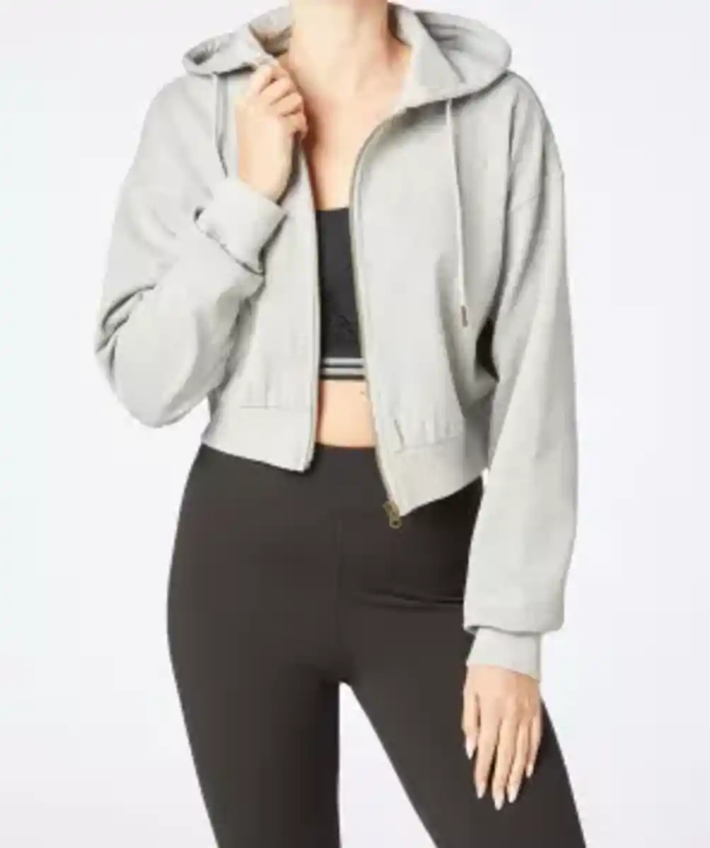 Bild 1 von Sport-Sweatjacke, grau melange