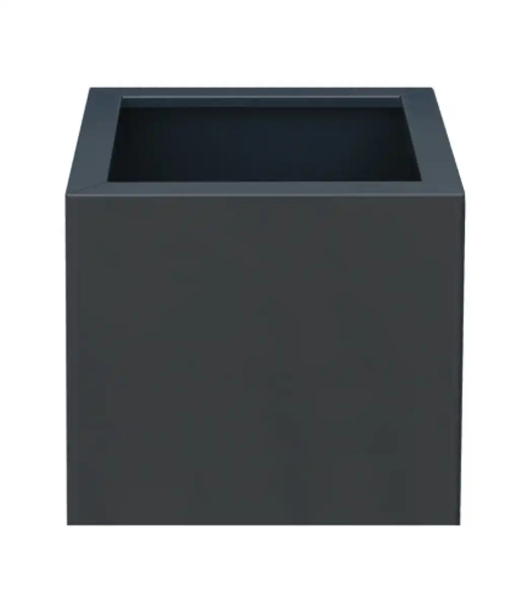 Bild 1 von Palatino Metall-Pflanzgefäß Nora, quadratisch, anthrazit