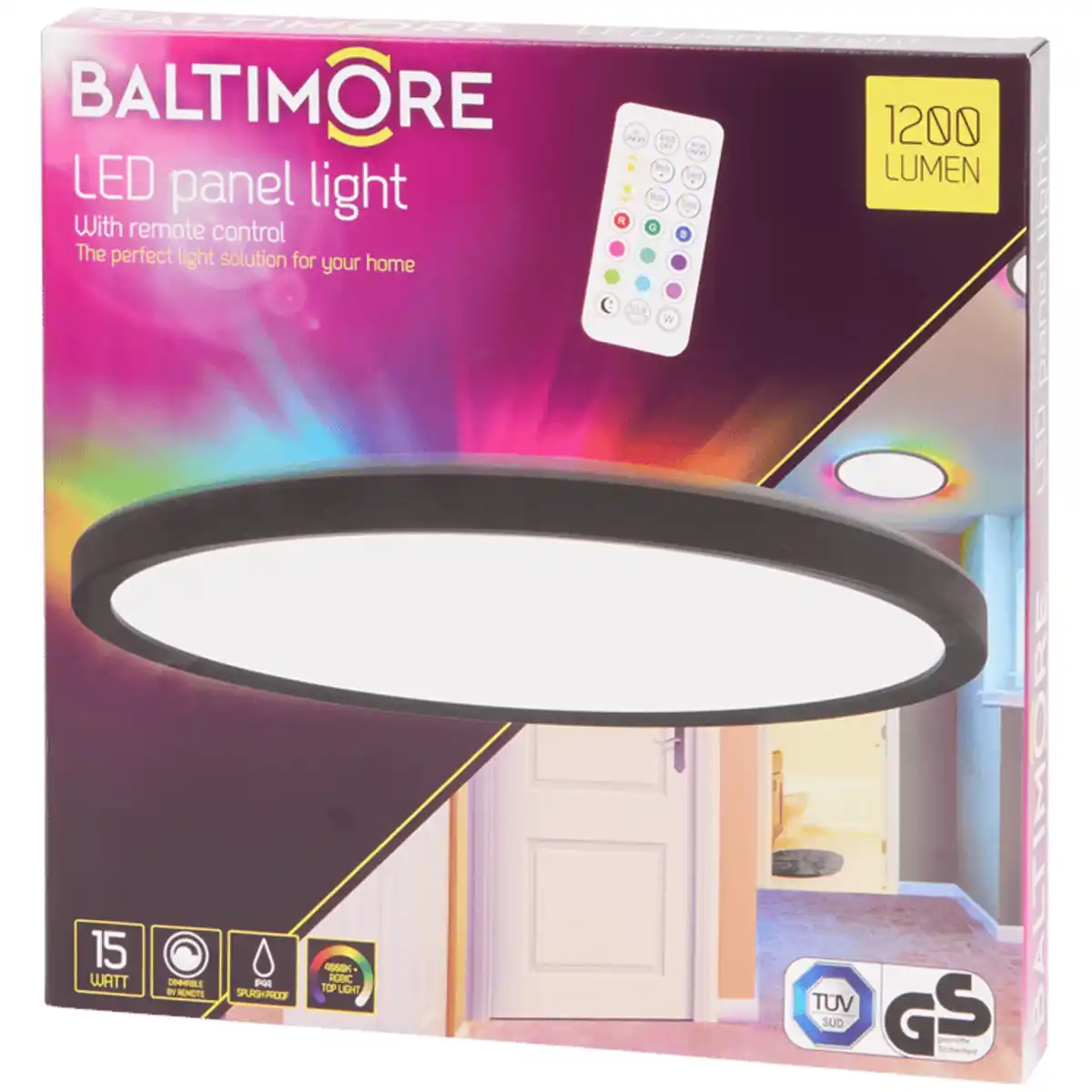 Bild 1 von Baltimore Deckenleuchte mit Fernbedienung