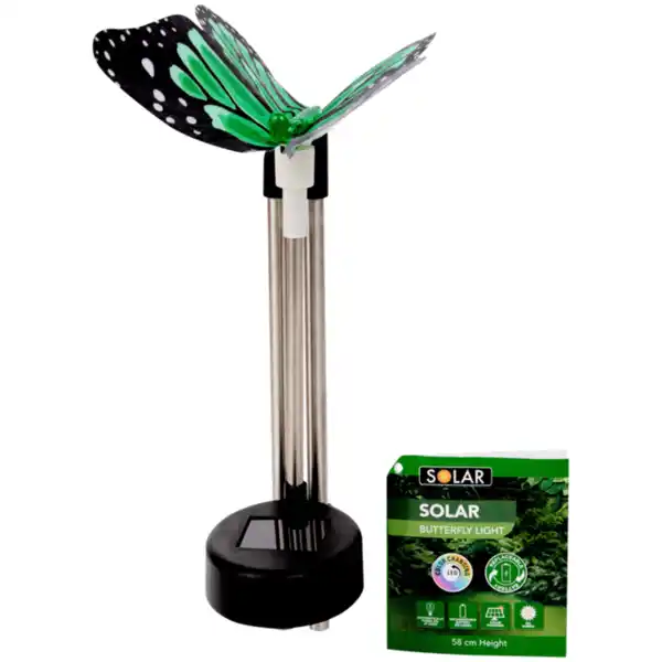 Bild 2 von Schmetterling-Gartenstecker mit Solarbeleuchtung