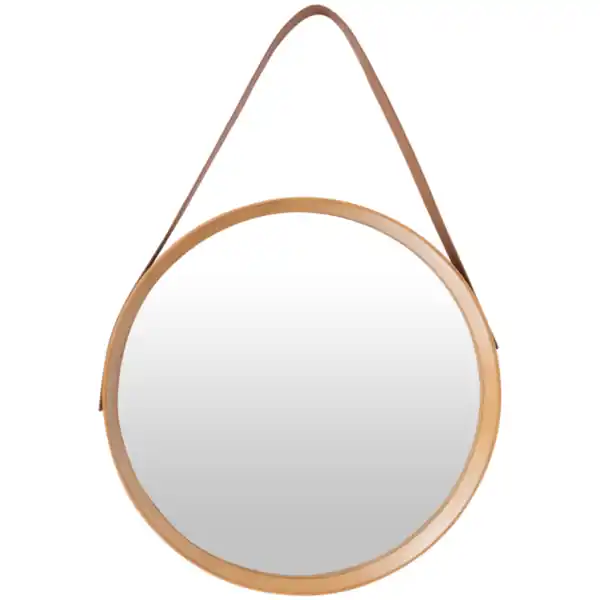 Bild 2 von Studio Home Spiegel mit Aufhänger in Lederoptik